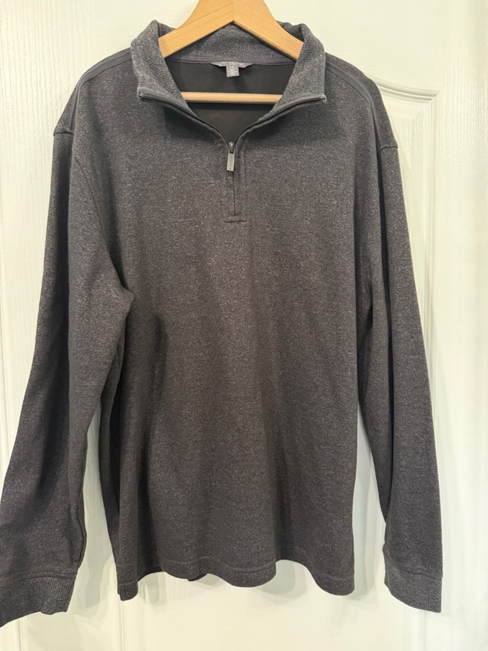 Van Heusen Men's Half-Zip Pullover Sweater - Charcoal